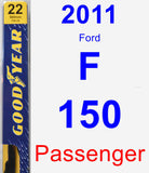 Passenger Wiper Blade for 2011 Ford F-150 - Premium