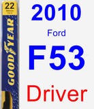 Driver Wiper Blade for 2010 Ford F53 - Premium