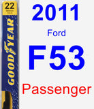 Passenger Wiper Blade for 2011 Ford F53 - Premium