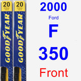 Front Wiper Blade Pack for 2000 Ford F-350 - Premium