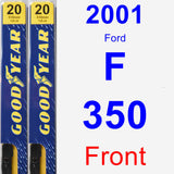 Front Wiper Blade Pack for 2001 Ford F-350 - Premium