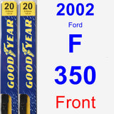 Front Wiper Blade Pack for 2002 Ford F-350 - Premium