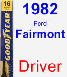 Driver Wiper Blade for 1982 Ford Fairmont - Premium