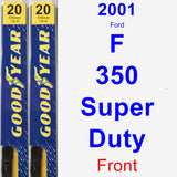 Front Wiper Blade Pack for 2001 Ford F-350 Super Duty - Premium