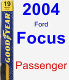 Passenger Wiper Blade for 2004 Ford Focus - Premium