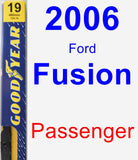 Passenger Wiper Blade for 2006 Ford Fusion - Premium