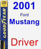 Driver Wiper Blade for 2001 Ford Mustang - Premium