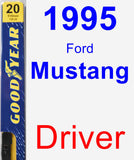 Driver Wiper Blade for 1995 Ford Mustang - Premium