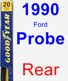 Rear Wiper Blade for 1990 Ford Probe - Premium