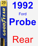 Rear Wiper Blade for 1992 Ford Probe - Premium