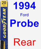 Rear Wiper Blade for 1994 Ford Probe - Premium