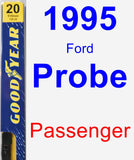 Passenger Wiper Blade for 1995 Ford Probe - Premium