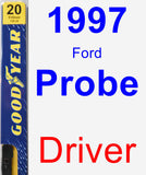 Driver Wiper Blade for 1997 Ford Probe - Premium