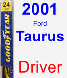 Driver Wiper Blade for 2001 Ford Taurus - Premium