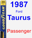 Passenger Wiper Blade for 1987 Ford Taurus - Premium