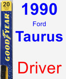 Driver Wiper Blade for 1990 Ford Taurus - Premium