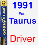 Driver Wiper Blade for 1991 Ford Taurus - Premium