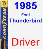 Driver Wiper Blade for 1985 Ford Thunderbird - Premium