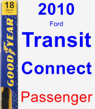 Passenger Wiper Blade for 2010 Ford Transit Connect - Premium