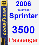 Passenger Wiper Blade for 2006 Freightliner Sprinter 3500 - Premium