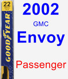 Passenger Wiper Blade for 2002 GMC Envoy - Premium