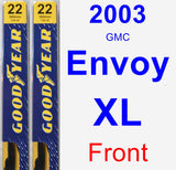 Front Wiper Blade Pack for 2003 GMC Envoy XL - Premium