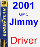 Driver Wiper Blade for 2001 GMC Jimmy - Premium