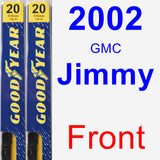 Front Wiper Blade Pack for 2002 GMC Jimmy - Premium