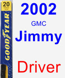 Driver Wiper Blade for 2002 GMC Jimmy - Premium