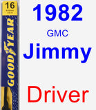 Driver Wiper Blade for 1982 GMC Jimmy - Premium