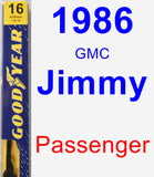 Passenger Wiper Blade for 1986 GMC Jimmy - Premium