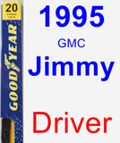 Driver Wiper Blade for 1995 GMC Jimmy - Premium