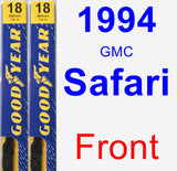 Front Wiper Blade Pack for 1994 GMC Safari - Premium