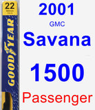 Passenger Wiper Blade for 2001 GMC Savana 1500 - Premium