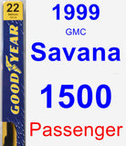 Passenger Wiper Blade for 1999 GMC Savana 1500 - Premium