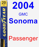 Passenger Wiper Blade for 2004 GMC Sonoma - Premium