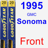 Front Wiper Blade Pack for 1995 GMC Sonoma - Premium