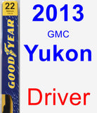 Driver Wiper Blade for 2013 GMC Yukon - Premium