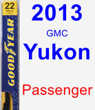 Passenger Wiper Blade for 2013 GMC Yukon - Premium