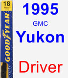 Driver Wiper Blade for 1995 GMC Yukon - Premium