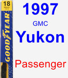 Passenger Wiper Blade for 1997 GMC Yukon - Premium