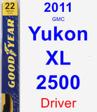 Driver Wiper Blade for 2011 GMC Yukon XL 2500 - Premium