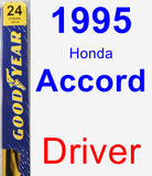 Driver Wiper Blade for 1995 Honda Accord - Premium