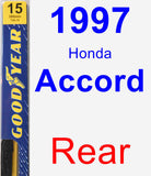 Rear Wiper Blade for 1997 Honda Accord - Premium