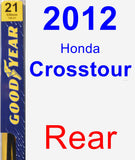 Rear Wiper Blade for 2012 Honda Crosstour - Premium
