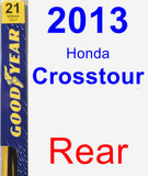 Rear Wiper Blade for 2013 Honda Crosstour - Premium