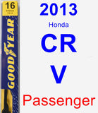 Passenger Wiper Blade for 2013 Honda CR-V - Premium