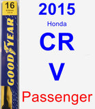 Passenger Wiper Blade for 2015 Honda CR-V - Premium