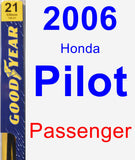 Passenger Wiper Blade for 2006 Honda Pilot - Premium