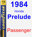 Passenger Wiper Blade for 1984 Honda Prelude - Premium